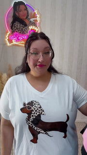 Shirt Lady Dackel (52/58)